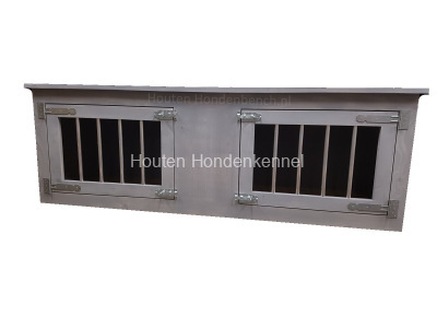 Houten-hondenbench-Grey-Wash-200-x-67-x-70-cm